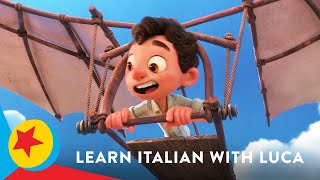 Learn Italian with Luca  Pixar [upl. by Bakerman492]