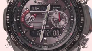 Introduction to Casio Edifice Solar Powered Radio Controlled Watch ECWM300EDB1AE  Features amp Demo [upl. by Valeria]