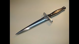 Making a Stiletto Knife from an Old File [upl. by Dall792]