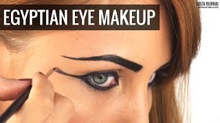 Egyptian Eye Makeup tutorial [upl. by Ahsenad]