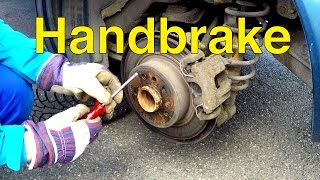 Saab 95 DIY Handbrake Adjustment  Trionic Seven [upl. by Tallulah]