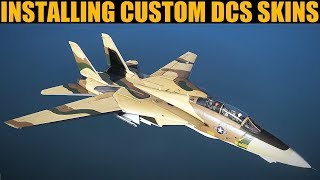 Explained How To Download amp Install Custom Plane Skin Livery  DCS WORLD [upl. by Marsh]