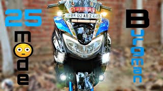 all 25 modification on Burgman Street 125cc🛵 KSN125 [upl. by Jerman]