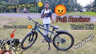 Disc brakes are broken 😥 Most faltu cycle Vesco  Vesco Drift disc break problem Saheb Lifestyle [upl. by Malachi]