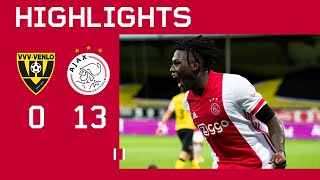 Highlights  VVVVenlo  Ajax  Eredivisie [upl. by Ecined]