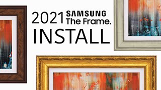 How to install Samsung The Frame 2021  2024 TVs [upl. by Bury349]