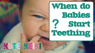 When Do Babies Start Teething [upl. by Rehc]