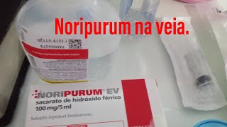 Noripurum injetável na veiaDicas de enfermagem [upl. by Frida]