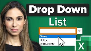 Create SMART Drop Down Lists in Excel with Data Validation [upl. by Ailecra]