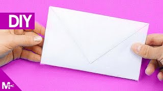 ► Como hacer un SOBRE CARTA de Papel en 5 MINUTOS 💌 [upl. by Adriane]