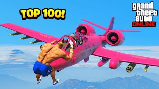 TOP 100 FUNNIEST GTA 5 FAILS Best GTA 5 Funny Moments [upl. by Bryana]