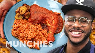 How To Make Nigerian Jollof Rice and Chicken Stew [upl. by Tal44]