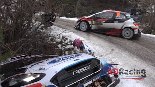 Crashes amp Show SS3 Rallye Monte Carlo 2020  ADRacing [upl. by Still]