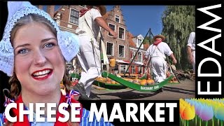 The cheese market at Edam  Holland Holiday [upl. by Grimes884]