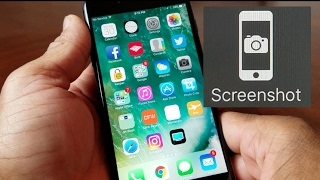 iPhone 7 How To Do a Screenshot 2 Methods [upl. by Eveline]
