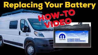 quotCitroen Jumper  Peugeot Boxer  Fiat Ducato Promaster How To Change Your Battery [upl. by Ras]