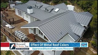 Effect of Metal Roof Colors [upl. by Sonahpets]