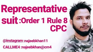 Order 1 Rule 8 CPC Representative suit [upl. by Silenay862]