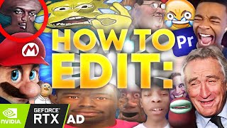 How To Edit 21st Century Humour Memes Premiere Pro [upl. by Rhonda923]