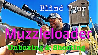 Traditions Muzzleloader Unboxing  Sighting In  Stump 2 Blind Tour [upl. by Fernandez]