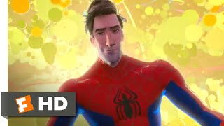 SpiderMan Into the SpiderVerse 2018  Saying Goodbye Scene 710  Movieclips [upl. by Annekim580]