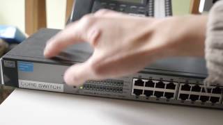 How NOT to replace the fan in a HP 180024G network switch [upl. by Ecadnarb656]