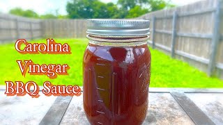 TASTY Homemade Carolina Vinegar BBQ Sauce Recipe [upl. by Inava]