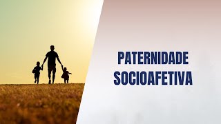 Paternidade socioafetiva [upl. by Kacerek]