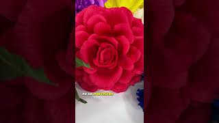 Beneficios de hacer flores en papel crepe [upl. by Uriah747]