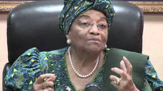 Ellen Johnson Sirleaf on AmericoLiberians [upl. by Eniledam]