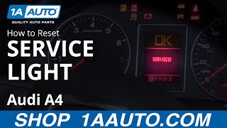 How to Reset Service Light 0409 Audi A4 [upl. by Nnylyoj]