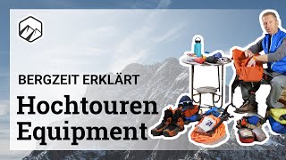 Hochtour Ausrüstung amp Tipps zum Rucksackpacken  Bergzeit [upl. by Oriel]