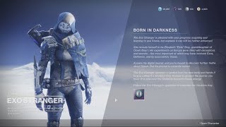 Destiny 2  quotBorn in darknessquot Part 1 amp quotSoonquot no time to explain catalyst 14 to 34 Quest progress [upl. by Birdie]