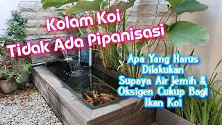 Menyiasati Kolam Koi Tanpa Buttom Drain amp Pipanisasi [upl. by Diao]