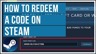 How To Redeem A Code On Steam  Unlock A Game [upl. by Adekram531]