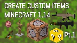 Easily Create ANY Custom Item PT1  Minecraft 116✔️ Data Pack Tutorial [upl. by Ashling302]