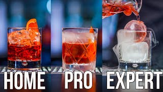 How To Make a Negroni Cocktail Home  Pro  Expert [upl. by Rudolph775]