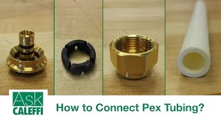 How to connect PEX tubing [upl. by Wrightson]