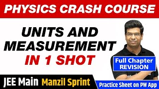 UNITS AND MEASUREMENTS in One Shot  Full Chapter Revision  Class 11  JEE Main [upl. by Brinn]