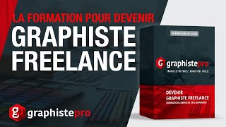 Devenir graphiste freelance  formation en ligne [upl. by Atteuqaj]