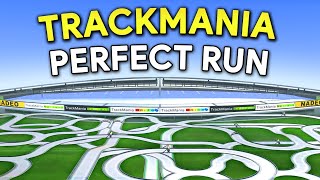 How I Beat Trackmania Nations Forever Without Crashing [upl. by Ecirtnahc]