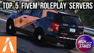 Top 5 FiveM Roleplay Servers NEW 2021  GTA 5 RP  FiveM [upl. by Firooc]