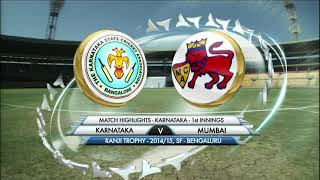 Karnataka vs Mumbai Ranji Trophy Match Highlights [upl. by Nylatsirhc]