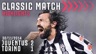 Juventus 21 Torino  Andrea Pirlo Scores Last Minute Derby Winner  Classic Match Highlights [upl. by Ewart99]