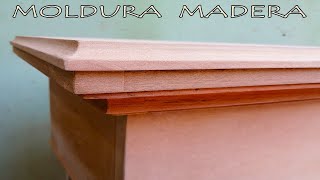 Como Hacer MOLDURA De MADERA Con Diferentes Maderas quotCarpinteriaquot  Luis Lovon [upl. by Lombard]