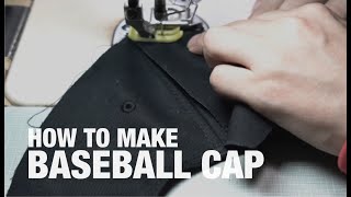 How to Make Baseball Cap  SnapBack Cap [upl. by Nylitak]