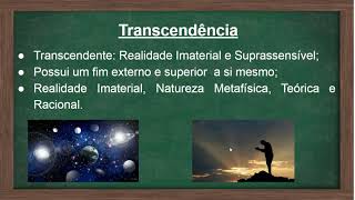 Imanência e Transcendência [upl. by Sirret]