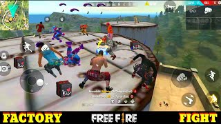 Garena free fire factory king  ff fist fight on factory roof  factory challenge gameplay  video t [upl. by Evatsug]