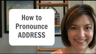 How to Pronounce ADDRESS  American English Heteronym Pronunciation Lesson [upl. by Glassco445]