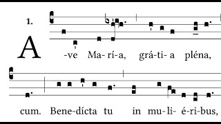 Ave Maria  Gregorian Chant [upl. by Nobel300]